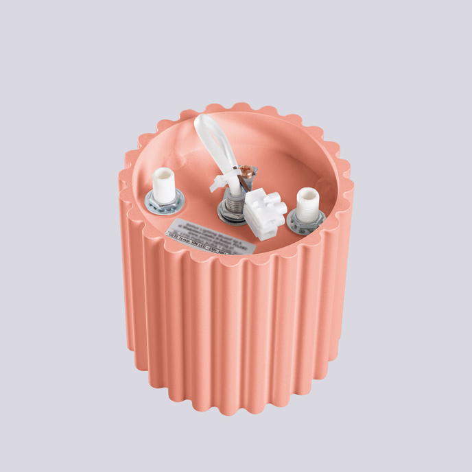 Taklampa AURA 1 persika GU10