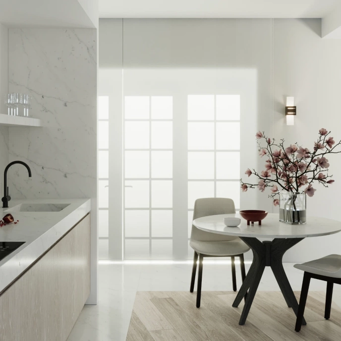 Vägglampa LORETO svart