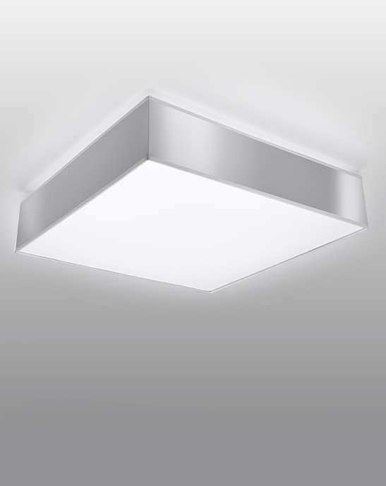 Takplafond HORUS 25 GREY + 1x LED-lampa E27 3000K varm 7,5W 620lm
