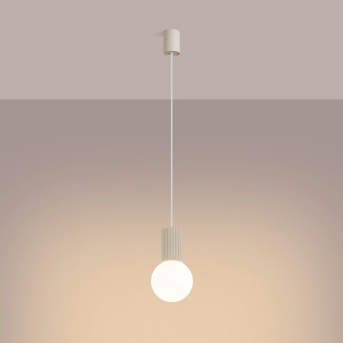 HALO 1 taklampa beige