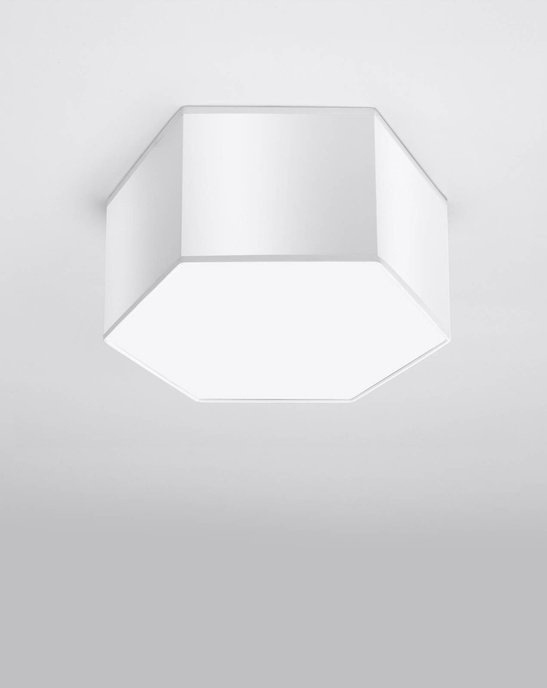 Plafond SUNDE 15 vit + 2x LED-lampa E27 3000K varm 7,5W 620lm