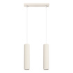 Taklampa KARBON 2 beige + 2x LED-lampa GU-10 3000K varm 7W 510lm