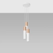 Pendel lampa PABLO 3P vit