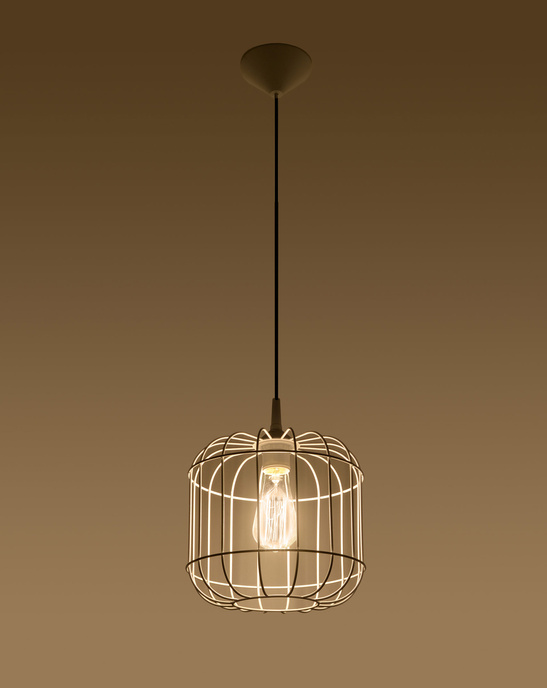 CELTA taklampa vit + 1x LED-lampa E27 4000K Cold 7,5W 650lm