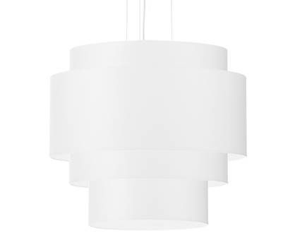 Ljuskrona REFLEXION 50 vit + 5x LED-lampa E27 3000K varm 7,5W 620lm