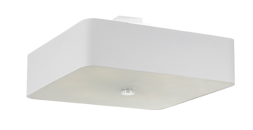Plafond LOKKO 55 vit + 5x LED-lampa E27 4000K Kall 7,5W 650lm