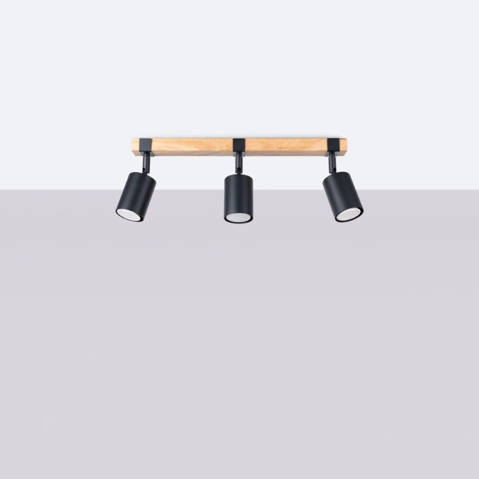 Plafond FAGER 3 svart