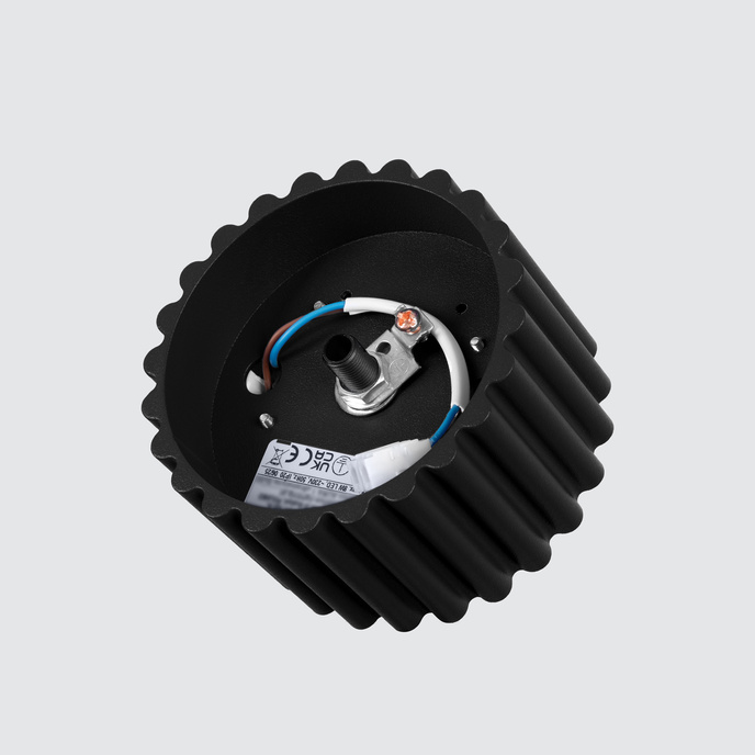 Taklampa AURA 1 svart Gx53