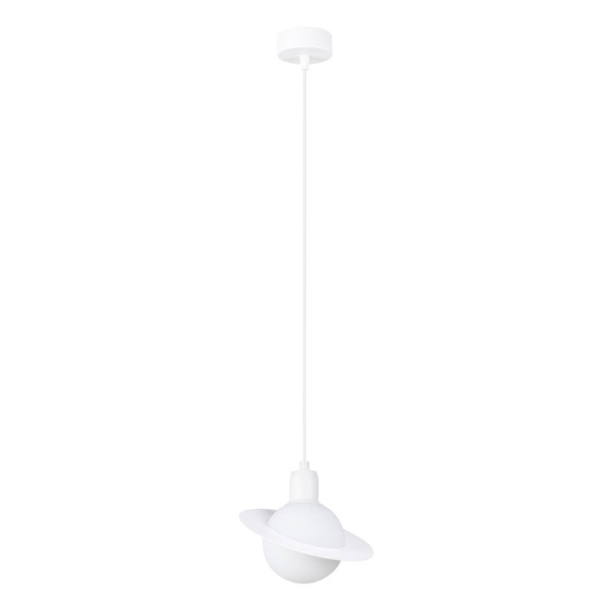 Pendellampa HYPERION 1 vit + 1x LED-lampa G9 4000K kall 4,5W 460lm