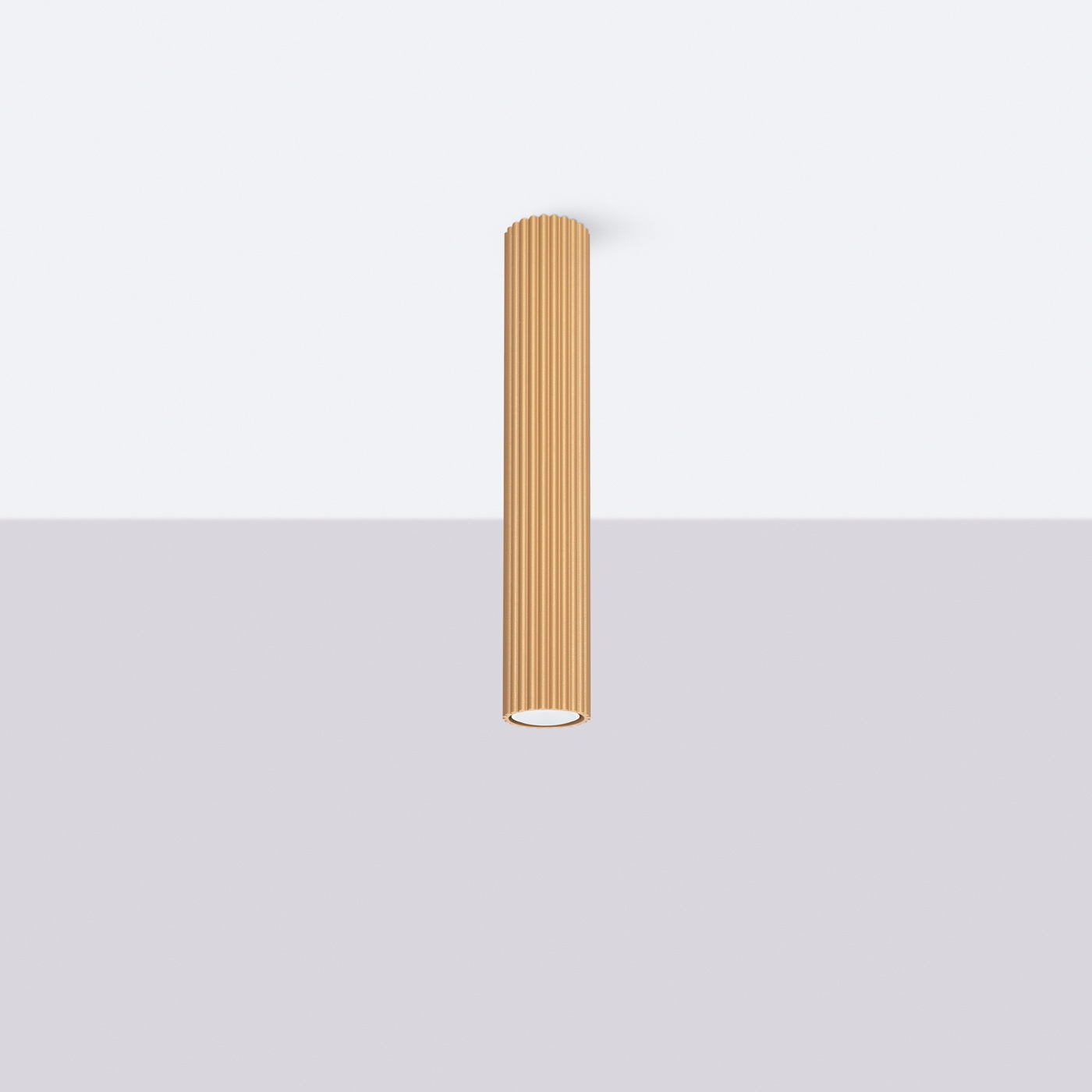 Plafond KARBON 40 guld + 1x LED-lampa GU-10 3000K varm 7W 510lm