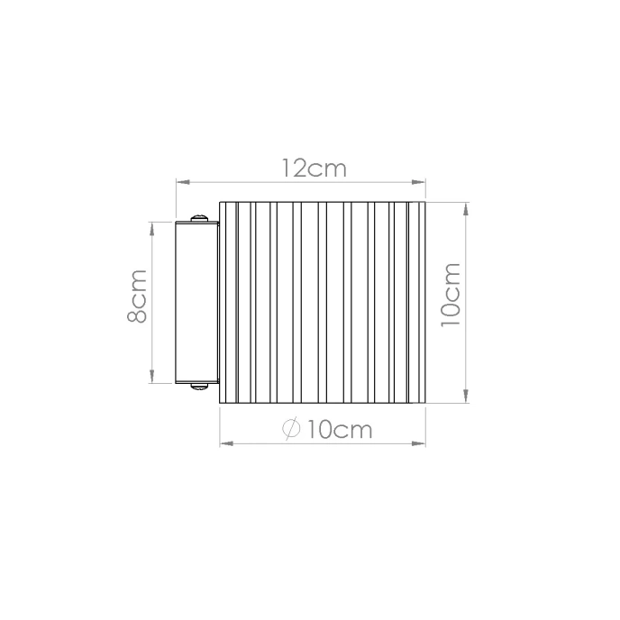 Vägglampa AURA beige G9