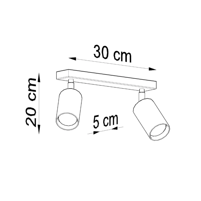 Plafond BERG 2 naturligt trä