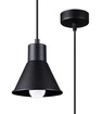 TALEJA 1 pendellampa svart [E27] + 1x LED-lampa E27 4000K Cold 7,5W 650lm
