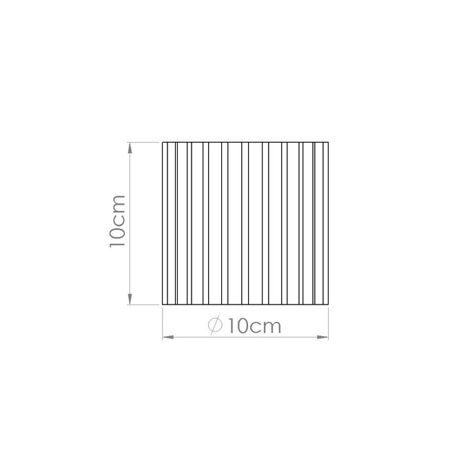 Taklampa AURA 1 mocha GU10