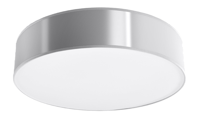 Takplafond ARENA 55 GREY + 4x LED-lampa E27 3000K varm 7,5W 620lm