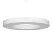 Ljuskrona SATURNO SLIM 90 vit + 8x LED-lampa E27 4000K Kall 7,5W 650lm