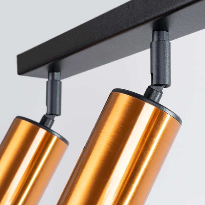 Plafond WINX 3 svart/koppar