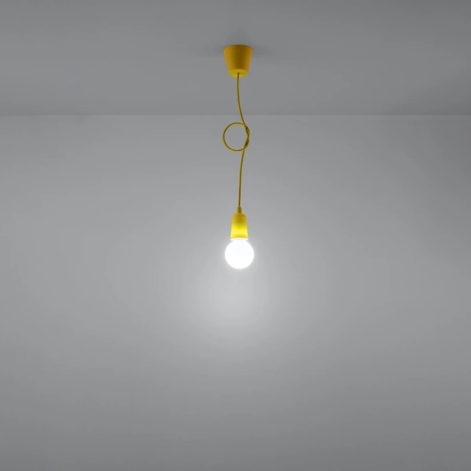 Pendel lampa DIEGO 1 gul