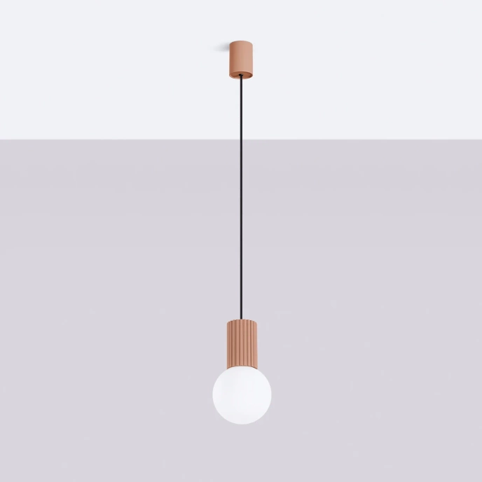 Pendellampa HALO 1 mokka