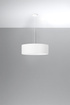 Ljuskrona ROLLO 45 vit + 3x LED-lampa E27 4000K Kall 7,5W 650lm