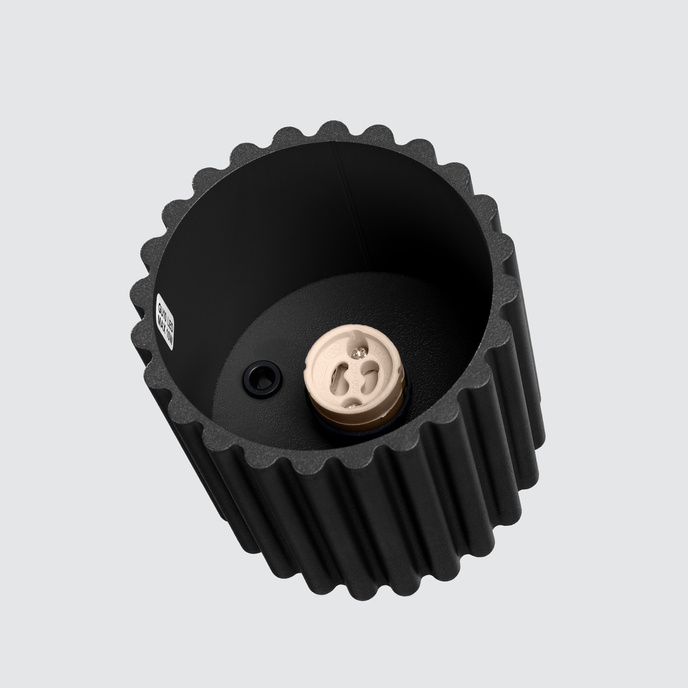 Taklampa AURA 1 svart GU10