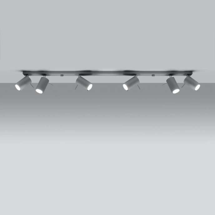 Plafond RING 6L grå