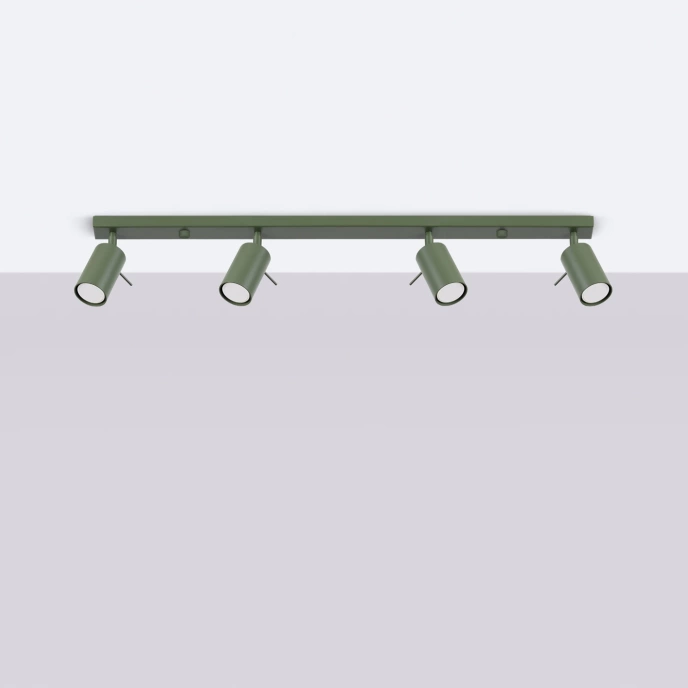 Taklampa RING 4L olivgrön