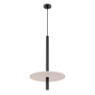 Pendellampa FELTRO 1 svart/beige