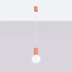 HALO 1 persika hängande lampa
