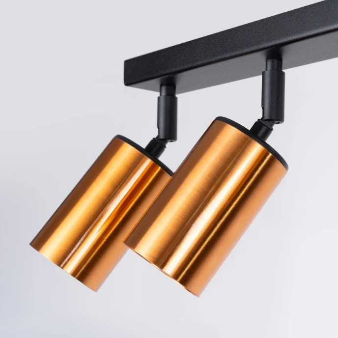 Plafond WINX 6L svart/koppar