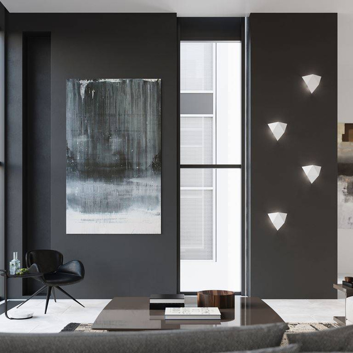 Vägglampa SOLIDO vit + 1x LED-lampa G9 4000K kall 4,5W 530lm