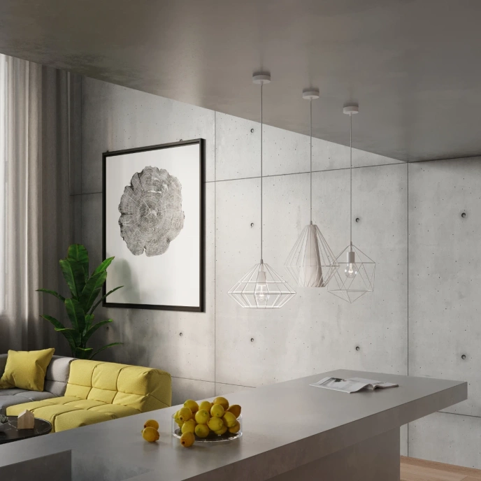 Pendel lampa UMBERTO vit