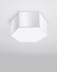 Plafond SUNDE 15 vit + 2x LED-lampa E27 4000K kall 7,5W 650lm