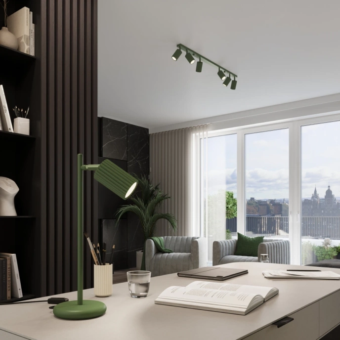 Plafond KARBON 4L olivgrön