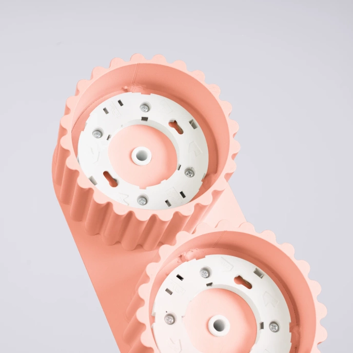 Taklampa AURA 2 persika Gx53