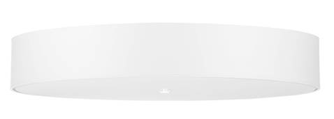 Plafond SKALA 80 vit + 6x LED-lampa E27 3000K varm 7,5W 620lm