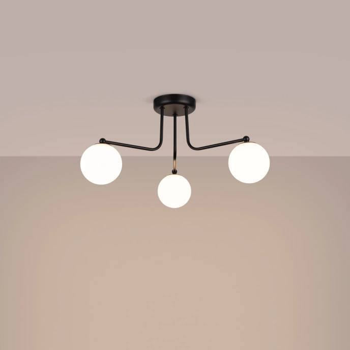 Ljuskrona ASTRAL 3 svart