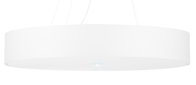 Ljuskrona SKALA 80 vit + 6x LED-lampa E27 4000K Kall 7,5W 650lm