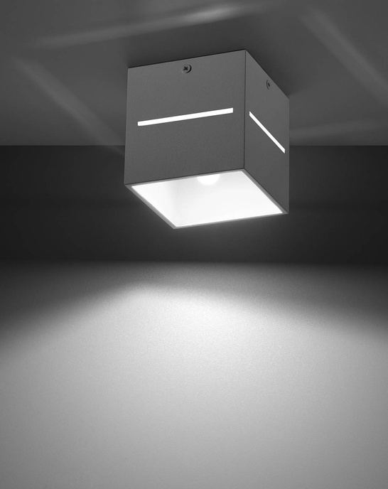 Plafond LOBO vit + 1x LED-glödlampa G9 4000K kall 4,5W 530lm