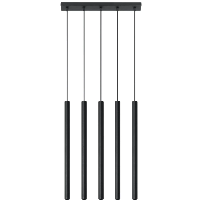 Pendellampa PASTELO 5 svart