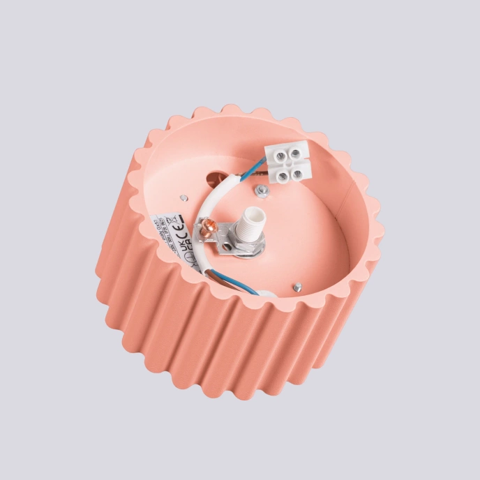 Taklampa AURA 1 persika Gx53