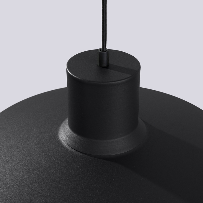 BILO taklampa svart + 1X LED-lampa E27 3000K varm 7,5W 620lm