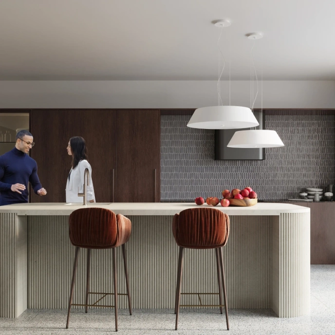 VEGA 60 ljuskrona vit