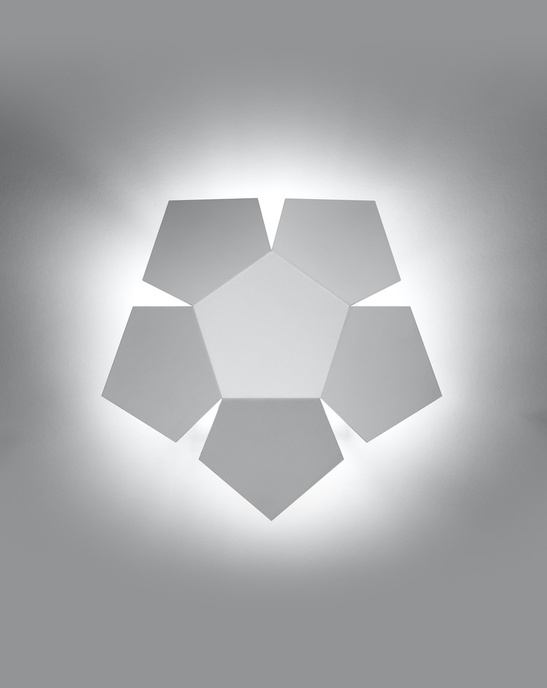 Vägglampa PENTA vit + 2x LED-glödlampa G9 4000K kall 4,5W 530lm