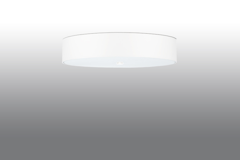 Plafond SKALA 60 vit + 5x LED-lampa E27 3000K varm 7,5W 620lm