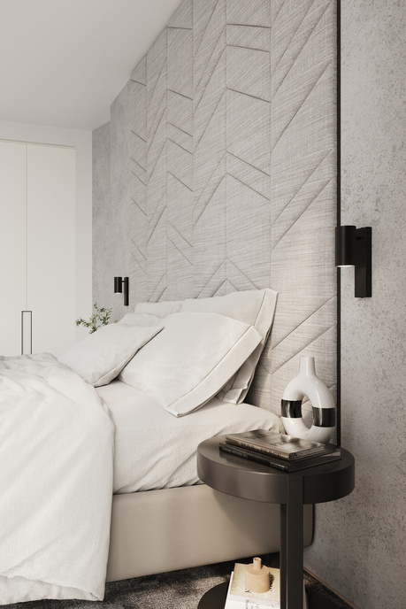 Vägglampa UTTI svart + 1x LED-lampa GU-10 3000K varm 7W 620lm