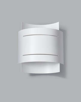 Vägglampa HESTIA vit + 1x LED-glödlampa G9 4000K kall 4,5W 530lm