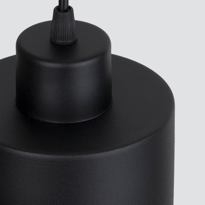 SAVAR 3 pendellampor svart + 3x LED-lampa E27 4000K Cold 7,5W 690lm