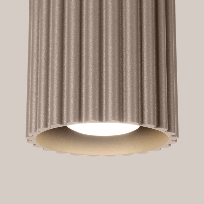 Taklampa AURA 1 taupe GU10