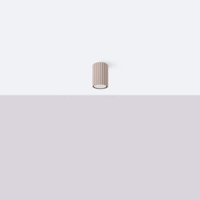 Taklampa KARBON 10 taupe